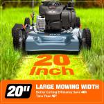 SENIX 20-Inch Gas Lawn Mower with Briggs & Stratton