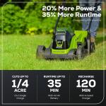 Greenworks 24V Cordless Lawn Mower with Battery