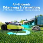 Smart Robot Lawn Mower with AI Navigation