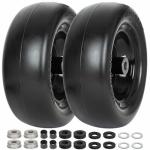 WEIZE 11x4.00-5 Flat Free Tire Set for Mowers