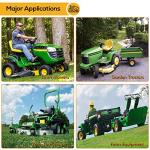 WEIZE 11x4.00-5 Flat Free Tire Set for Mowers