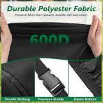 Heavy-Duty Zero-Turn Mower Cover with Drawstring