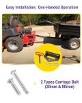 Heavy Duty Universal Zero Turn Mower Trailer Hitch