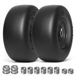Flat Free Lawn Mower Tires 13x6.50-6, 2-Pack