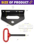 Heavy Duty Universal Zero Turn Mower Trailer Hitch