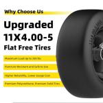 Flat Free Lawn Mower Tires for Zero Turns