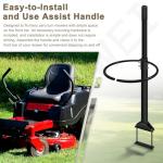 Zero Turn Mower Handle with Bucket Holder