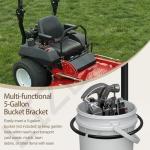 Zero Turn Mower Handle with Bucket Holder