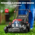 AMERISUN 21" 3-in-1 Gas Lawn Mower