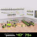 Greenworks 40V Self-Propelled Electric Lawnmower, 21 Inch