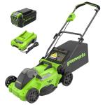 Greenworks 40V 16" Cordless Lawn Mower with Battery