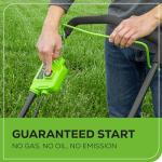 Greenworks 40V 16" Cordless Lawn Mower with Battery