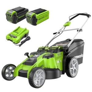 Greenworks 40V 20" Twin Blade Lawn Mower