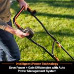 LawnMaster 19-inch Cordless Brushless Mower with Batteries