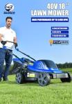 WILD BADGER POWER 40V Cordless 18" Lawn Mower