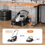 Litheli 18-inch 40V Cordless Lawn Mower