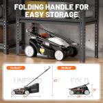 Litheli Cordless Electric Lawn Mower with Battery