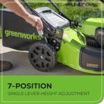 GreenWorks 20" Electric Lawn Mower, Green