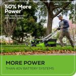 Greenworks 60V 21" Cordless Lawn Mower with Battery