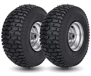 15x6.00-6 Lawn Mower Tire Set - 2 Pack