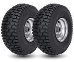 15x6 Lawn Mower Tires with Wheel Set, 2 Pack