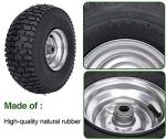 15x6 Lawn Mower Tires with Wheel Set, 2 Pack