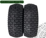 15x6 Lawn Mower Tires with Wheel Set, 2 Pack