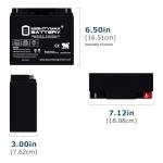 Mighty Max 12V 18AH SLA Battery for Mowers