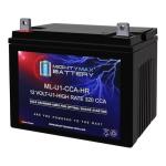 12 Volt 320 CCA Rechargeable AGM Battery