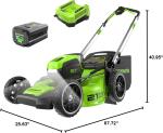 Greenworks 80V Brushless Cordless Push Lawn Mower