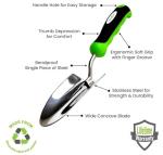 Heavy Duty Stainless Steel Garden Trowel with Grip