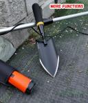 Heavy Duty Garden Shovel with Rubber Handle