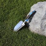 Heavy Duty Cast Aluminum Hand Trowel with Ergonomic Grip