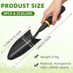Heavy Duty Carbon Steel Garden Trowel with Handle
