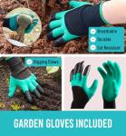 Durable Gardening Tool Set with Rubber Grip