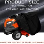 Heavy Duty Lawn Mower Cover for 54" Decks