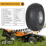 WEIZE 15x6.00-6 Replacement Lawn Mower Tires