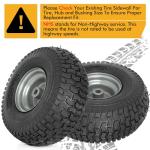 WEIZE 15x6.00-6 Replacement Lawn Mower Tires