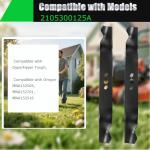 20 Inch Replacement Lawn Mower Blades - 2 Pack