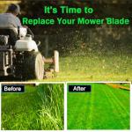 20 Inch Replacement Lawn Mower Blades - 2 Pack