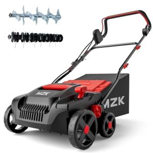 MZK 15-Inch Electric Dethatcher and Scarifier