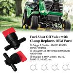 2-Pack Fuel Shut Off Valve for Lawn Mowers
