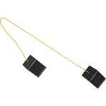 Mini Rubber Wheel Chock Set with Nylon Rope