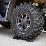 Mini Rubber Wheel Chock Set with Nylon Rope