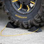 Mini Rubber Wheel Chock Set with Nylon Rope