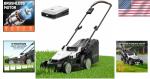 Battery-Powered 13" Lawn Mower with 5 Heights
