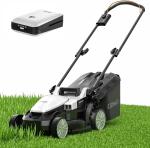 Battery-Powered 13" Lawn Mower with 5 Heights