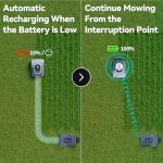 Redkey MGC1000 Robot Lawn Mower with Boundary Wires