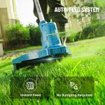 SEESII 12" Cordless Electric Lawn Mower & Trimmer