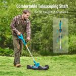 SEESII 12" Cordless Electric Lawn Mower & Trimmer